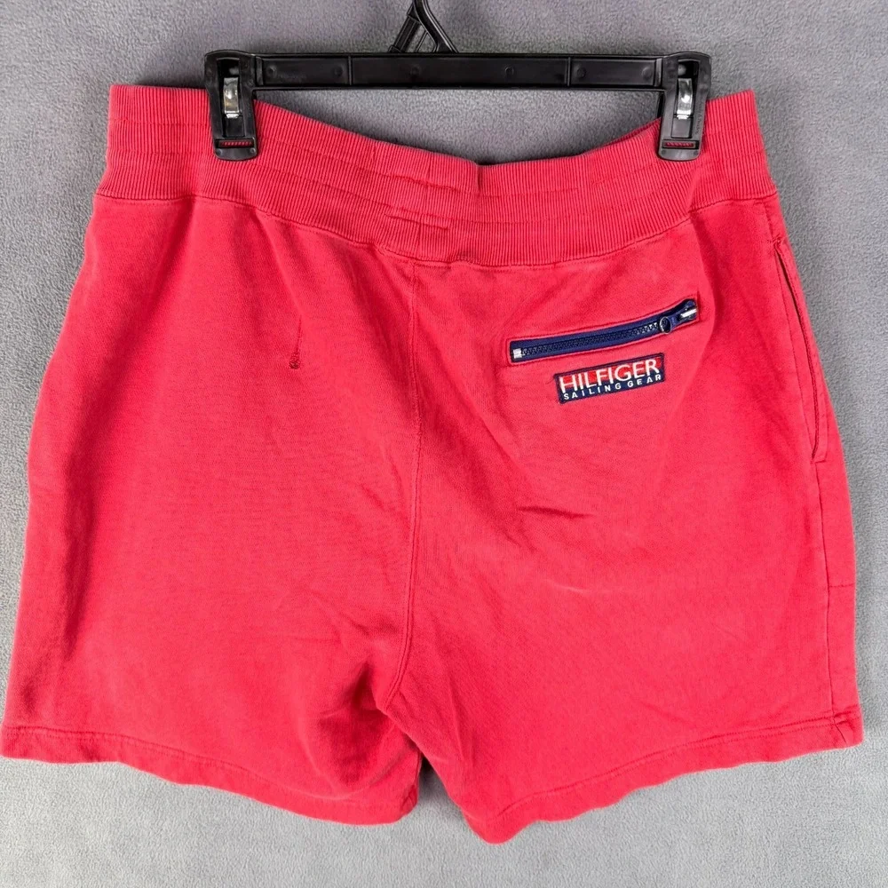 VTG‎ 90s Tommy Hilfiger Sweat Shorts Athletic NO Drawstring Small Sailing Grunge